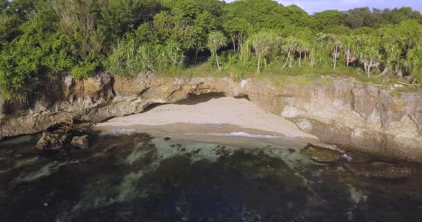 Vista aérea da praia de Nusa Dua — Vídeo de Stock