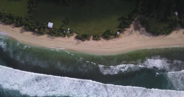 Vista aérea da praia Nyang Nyang — Vídeo de Stock