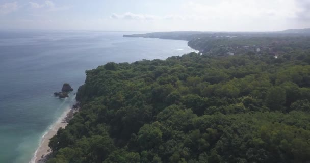 Vista aérea da praia de Thomas — Vídeo de Stock
