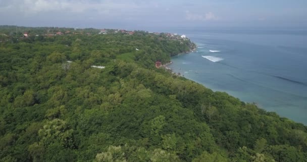 Vue aérienne de la plage de Thomas, Padang Padang 