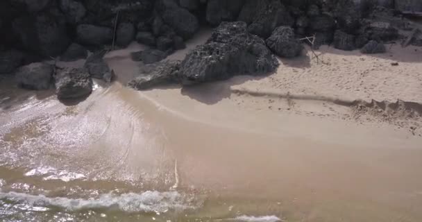 Вид з літака на пляж Баланган. — стокове відео