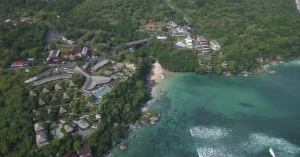 Veduta aerea della spiaggia Padang Padang — Video Stock