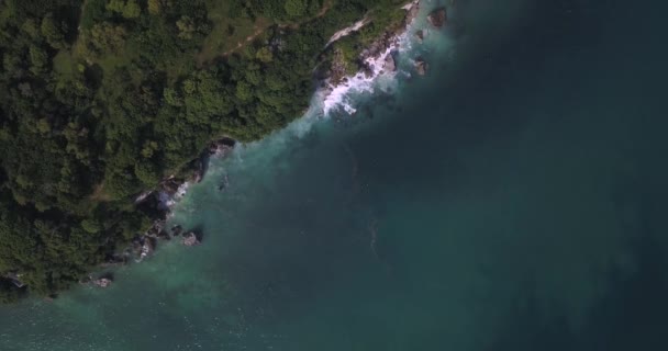 Veduta aerea della spiaggia Padang Padang — Video Stock
