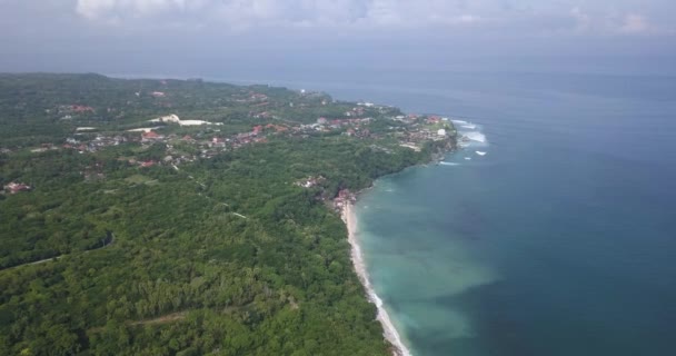 Vue aérienne de la plage de Thomas, Padang Padang 