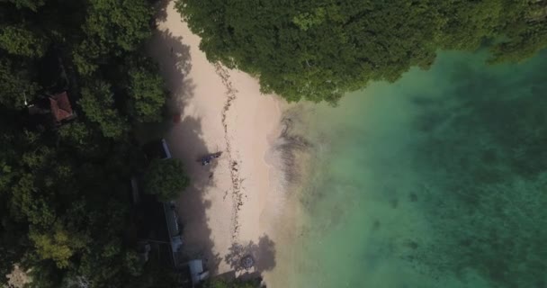 Légi kilátás Padang Padang strand — Stock videók