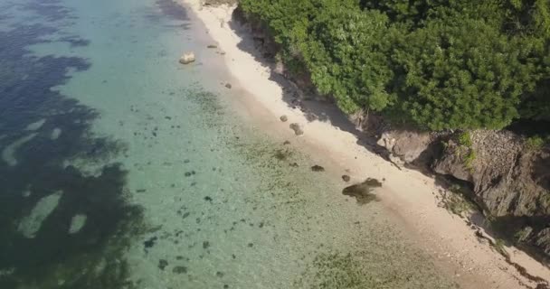 Veduta aerea della spiaggia di Nyang Nyang — Video Stock