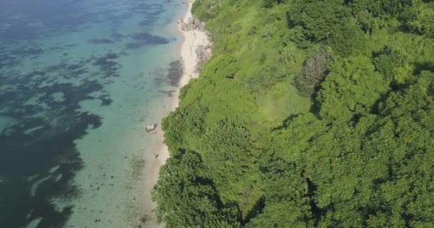 Veduta aerea della spiaggia di Nyang Nyang — Video Stock