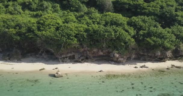 Luchtfoto van Nyang Nyang strand — Stockvideo