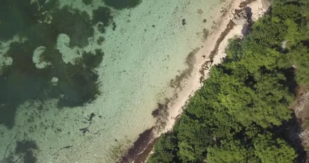 Veduta aerea della spiaggia di Nyang Nyang — Video Stock