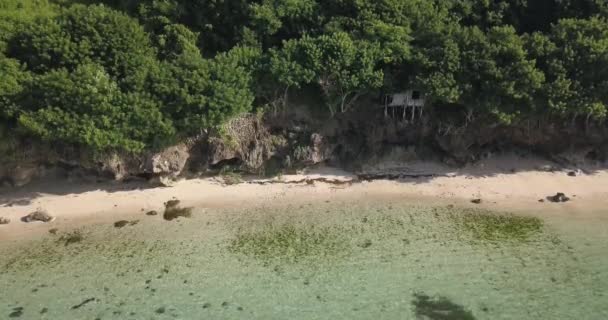 Veduta aerea della spiaggia di Nyang Nyang — Video Stock