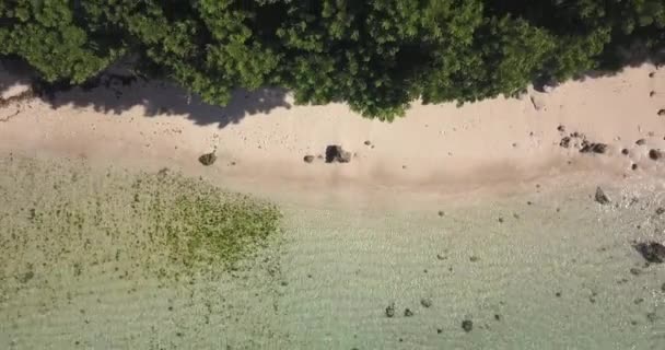 Pemandangan udara pantai Nyang Nyang — Stok Video