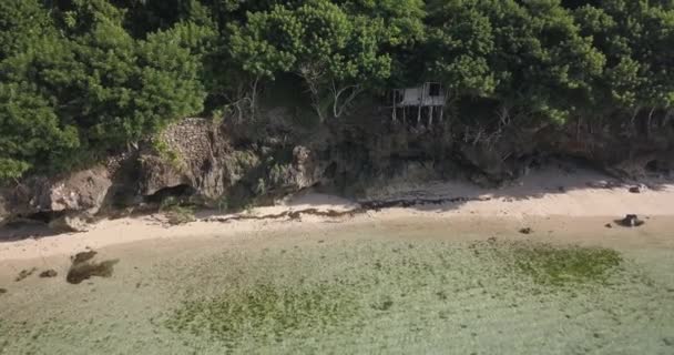Вид з літака на пляж Ньян Ньян. — стокове відео