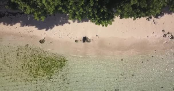 Vista aérea da praia Nyang Nyang — Vídeo de Stock