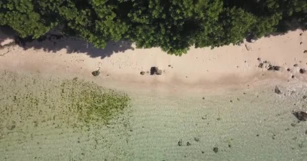 Veduta aerea della spiaggia di Nyang Nyang — Video Stock