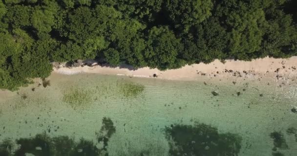 Vista aérea de la playa Nyang Nyang — Vídeo de stock