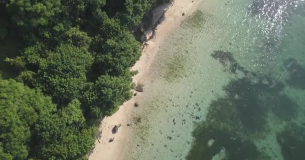 Vista aérea de la playa de Karma — Vídeos de Stock