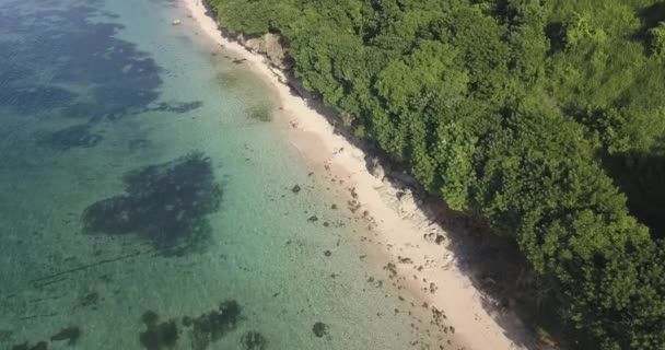 Vista aérea de la playa de Karma — Vídeo de stock