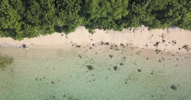 Letecký pohled na pláž Karma — Stock video