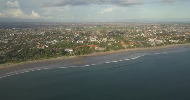 Αεροφωτογραφία του Double-έξι παραλία — Αρχείο Βίντεο