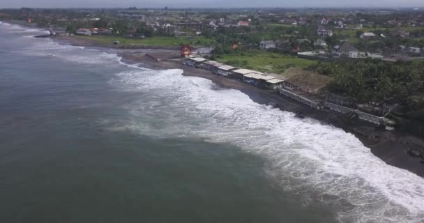 Luchtfoto van Echo strand — Stockvideo