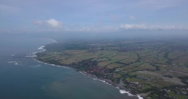 Aerial view of Echo beach — Stock Video