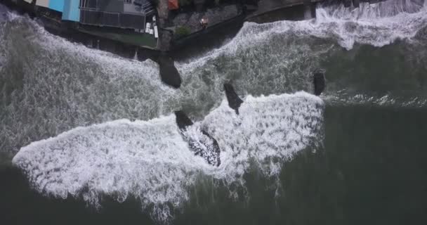 Вид с воздуха на пляж Эхо — стоковое видео