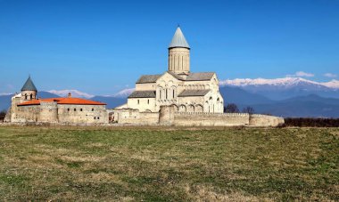  Doğu Gürcistan'ın Kakheti bölgesindeki Alaverdi Manastırı