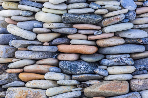 Volledige Lijst Van Kiezels Stenen Het Strand Van Helgoland Duitsland — Gratis stockfoto