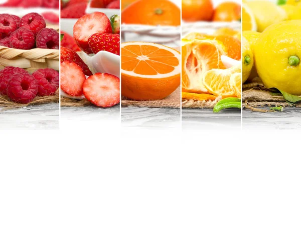 Meyve karışımı çizgili