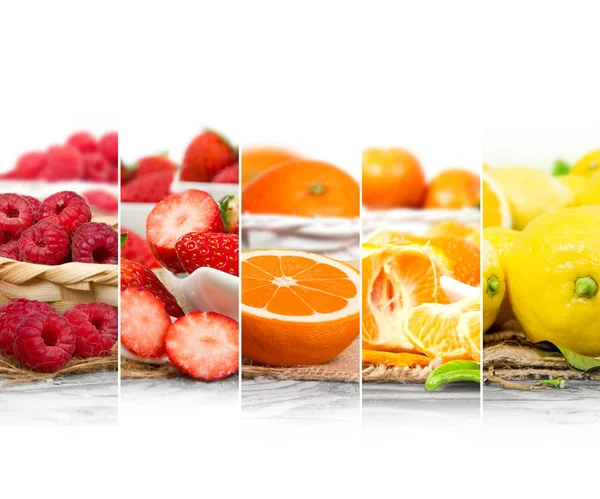 Meyve karışımı çizgili