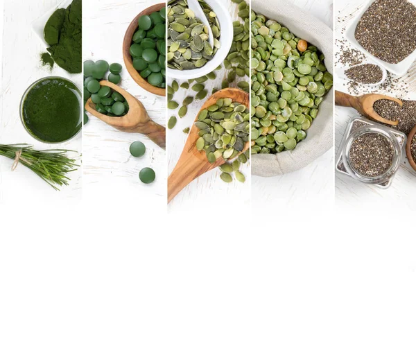 Superfood Mix skivor — Stockfoto