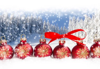 Noel topları arka planı