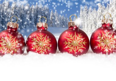 Noel topları arka planı