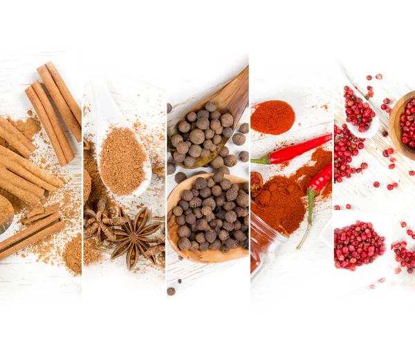 Spice Mix Stripes — Stock Photo, Image