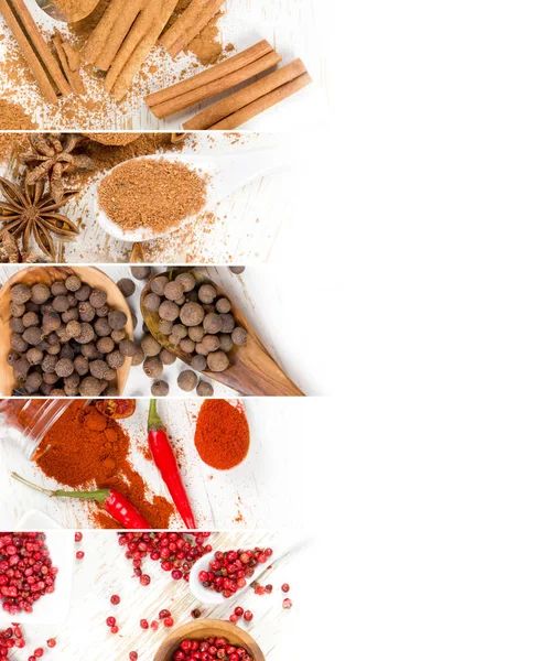 Spice Mix Stripes — Stock Photo, Image