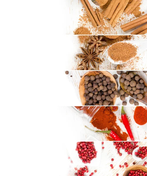 Spice Mix Stripes — Stock Photo, Image