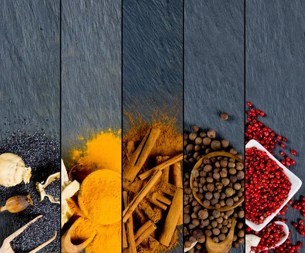 Spice Mix ränder — Stockfoto