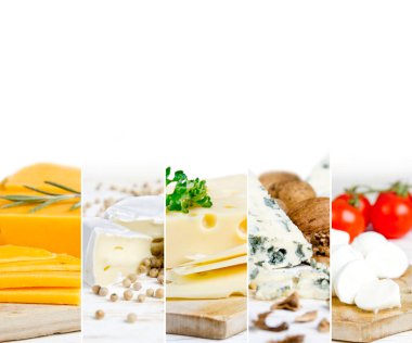 Peynir karışımı çizgili