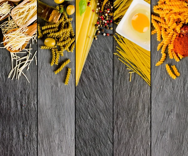 Pasta Mix Stripes — Stock Photo, Image