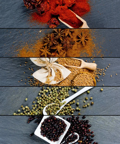 Spice Mix ränder — Stockfoto