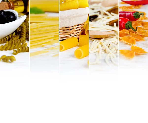 Strisce mix di pasta — Foto Stock