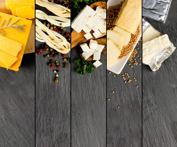 Käse Mix Streifen — Stockfoto