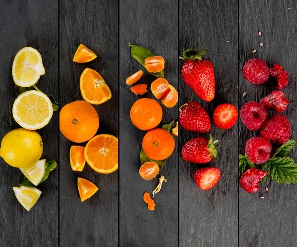 Rayas de mezcla de frutas — Foto de Stock