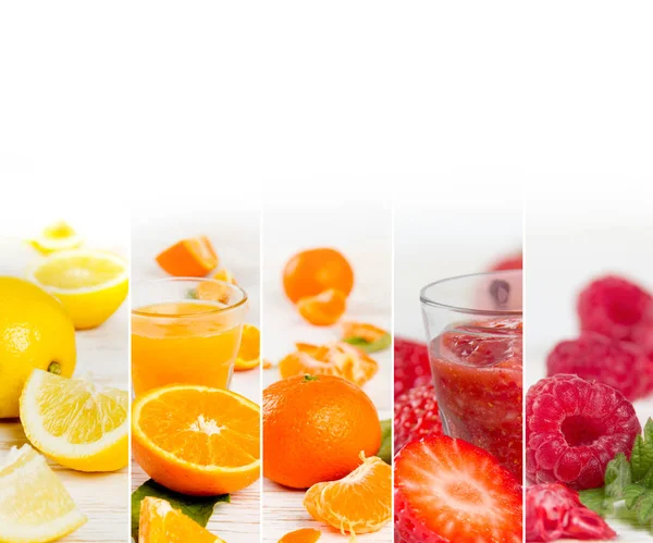 Fruit Mix strepen — Stockfoto