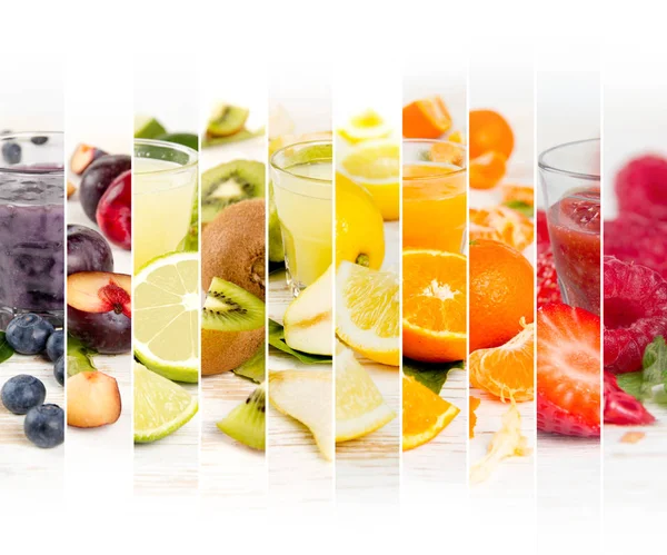 Rayas de mezcla de frutas —  Fotos de Stock