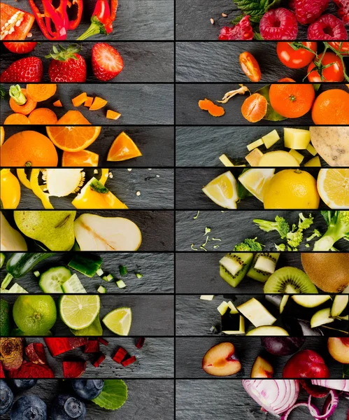Amestec de fructe și legume — Fotografie, imagine de stoc