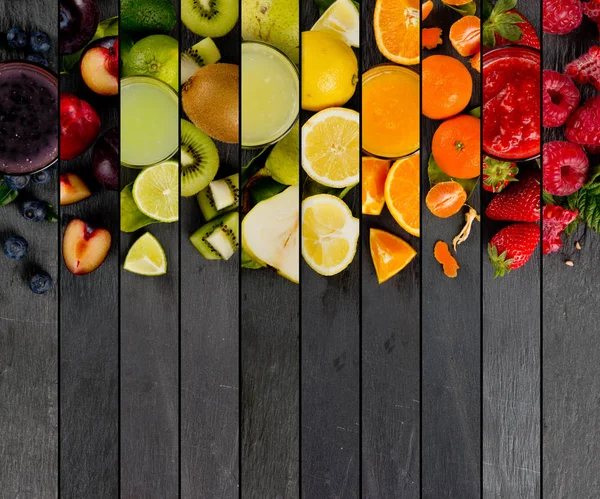 Fruit Mix strepen — Stockfoto