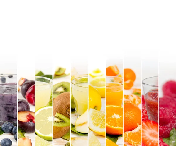 Fruit Mix strepen — Stockfoto
