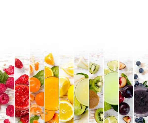 Fruit Mix strepen — Stockfoto