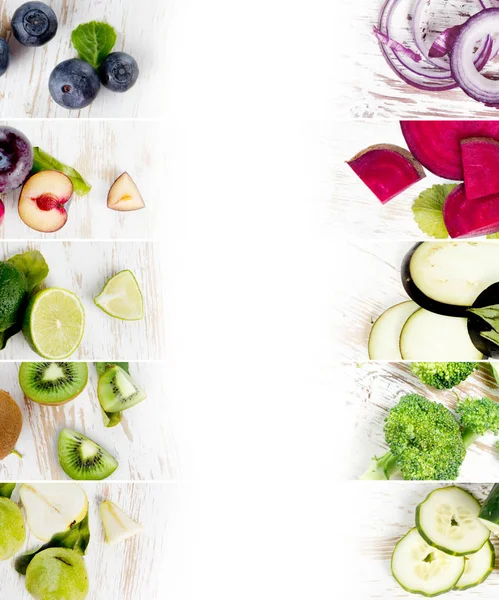 Miscela di frutta e verdura — Foto Stock